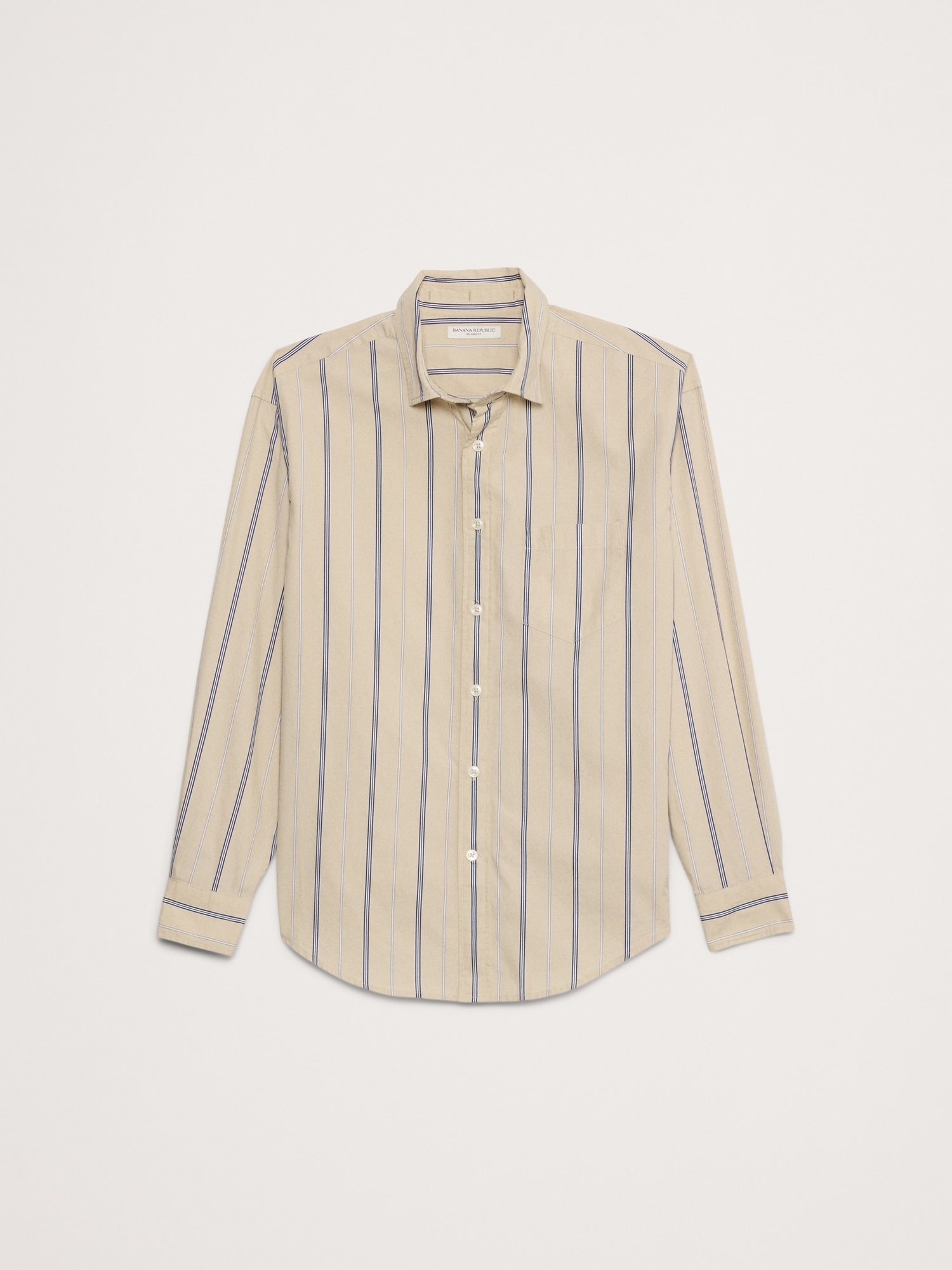 Relaxed-Fit Washed Cotton Poplin Shirt
