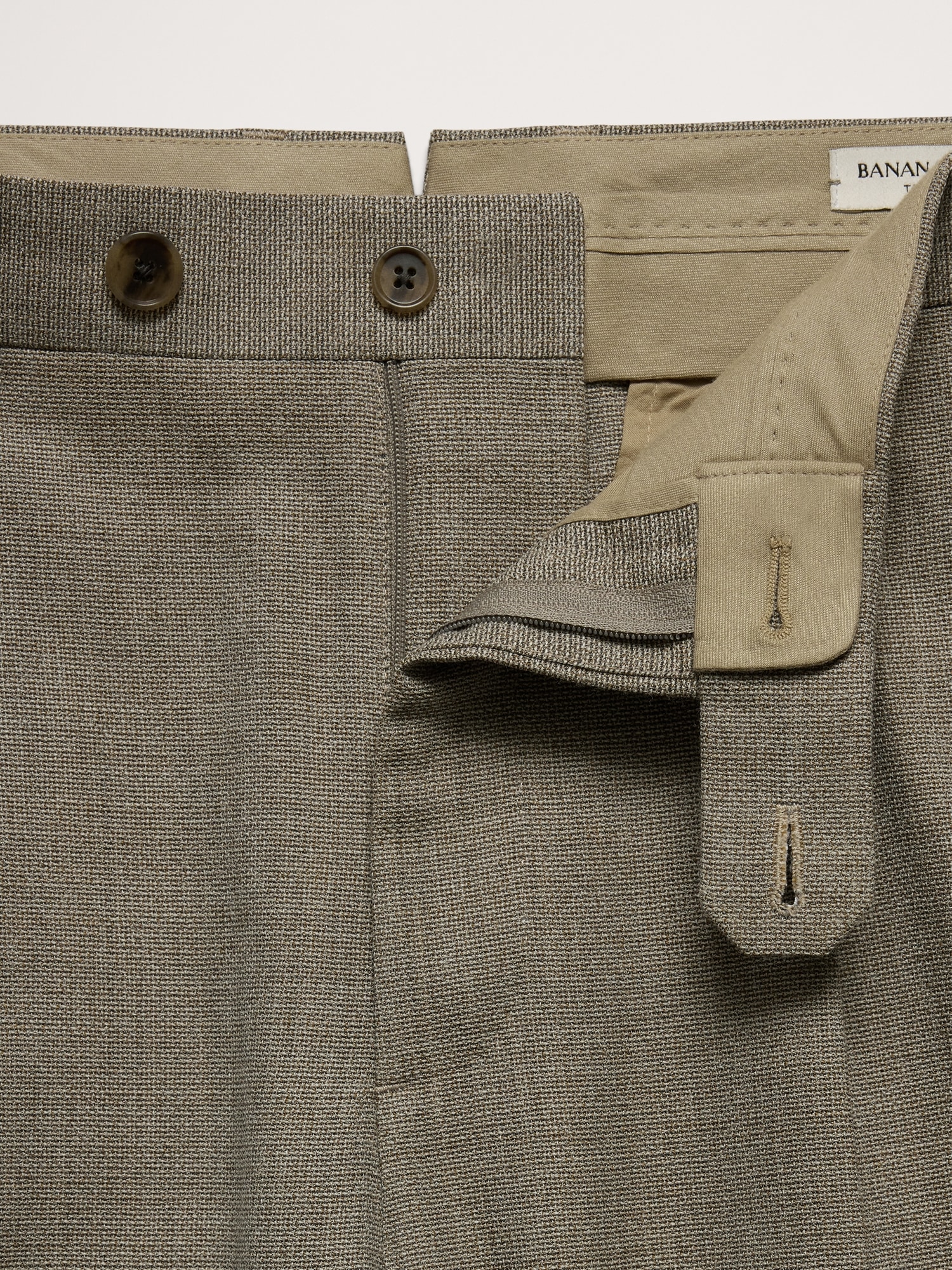 Italian Wool Ventile Suit Pant