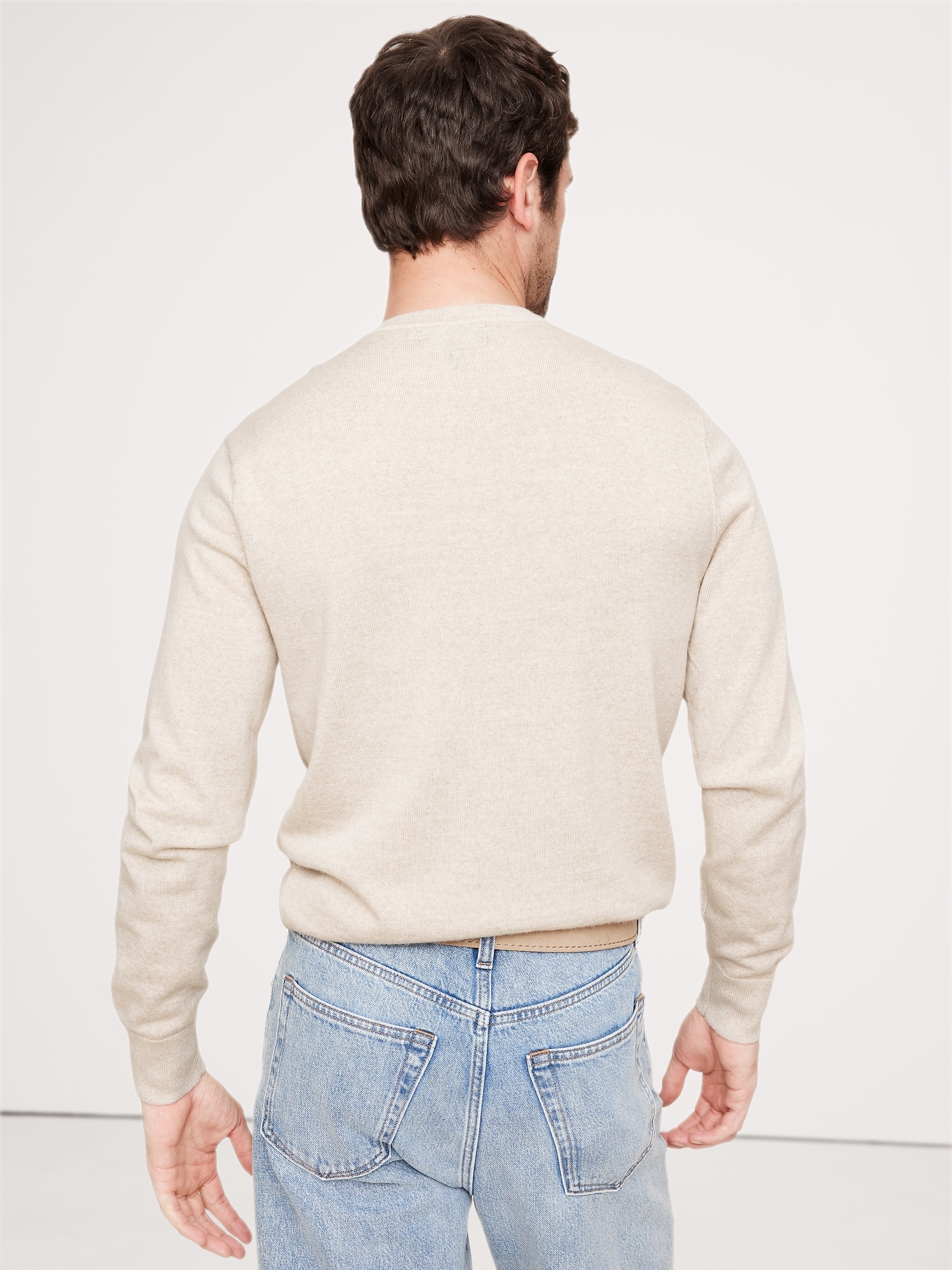 Merino Wool Henley Sweater
