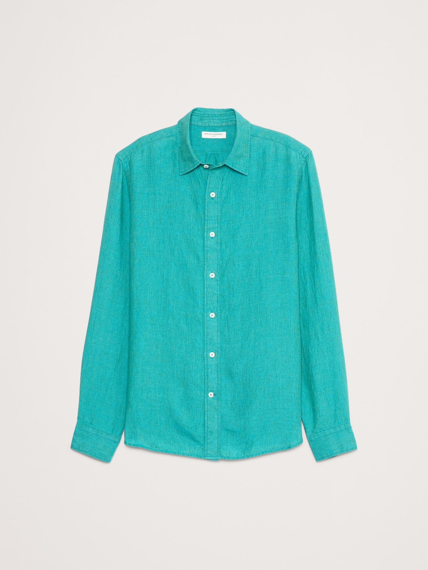 Slim-Fit Linen Shirt